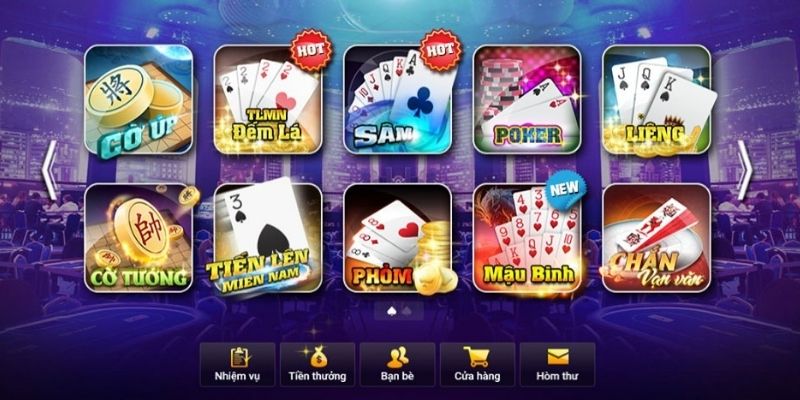 Những tựa game bài đổi thưởng tặng tiền khởi nghiệp nổi bật nhất